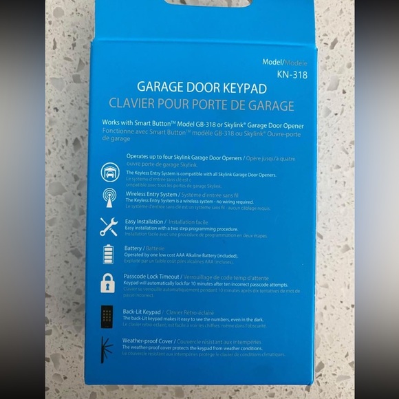 New in Box Garage Door Keypad *3 Available - Picture 2 of 3